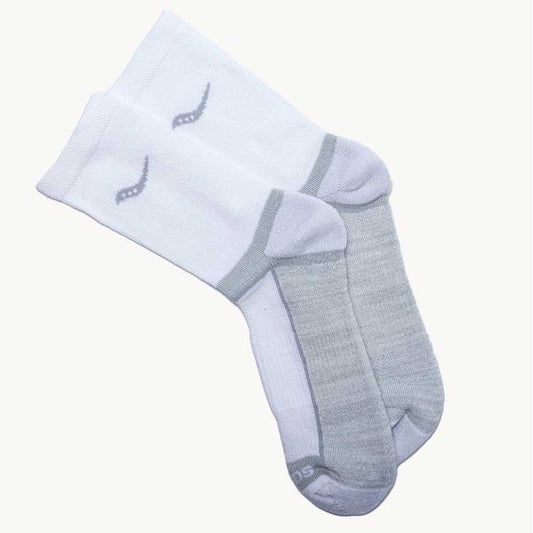 Men's Inferno Cushioned Mid Crew Sock - White - 3pk