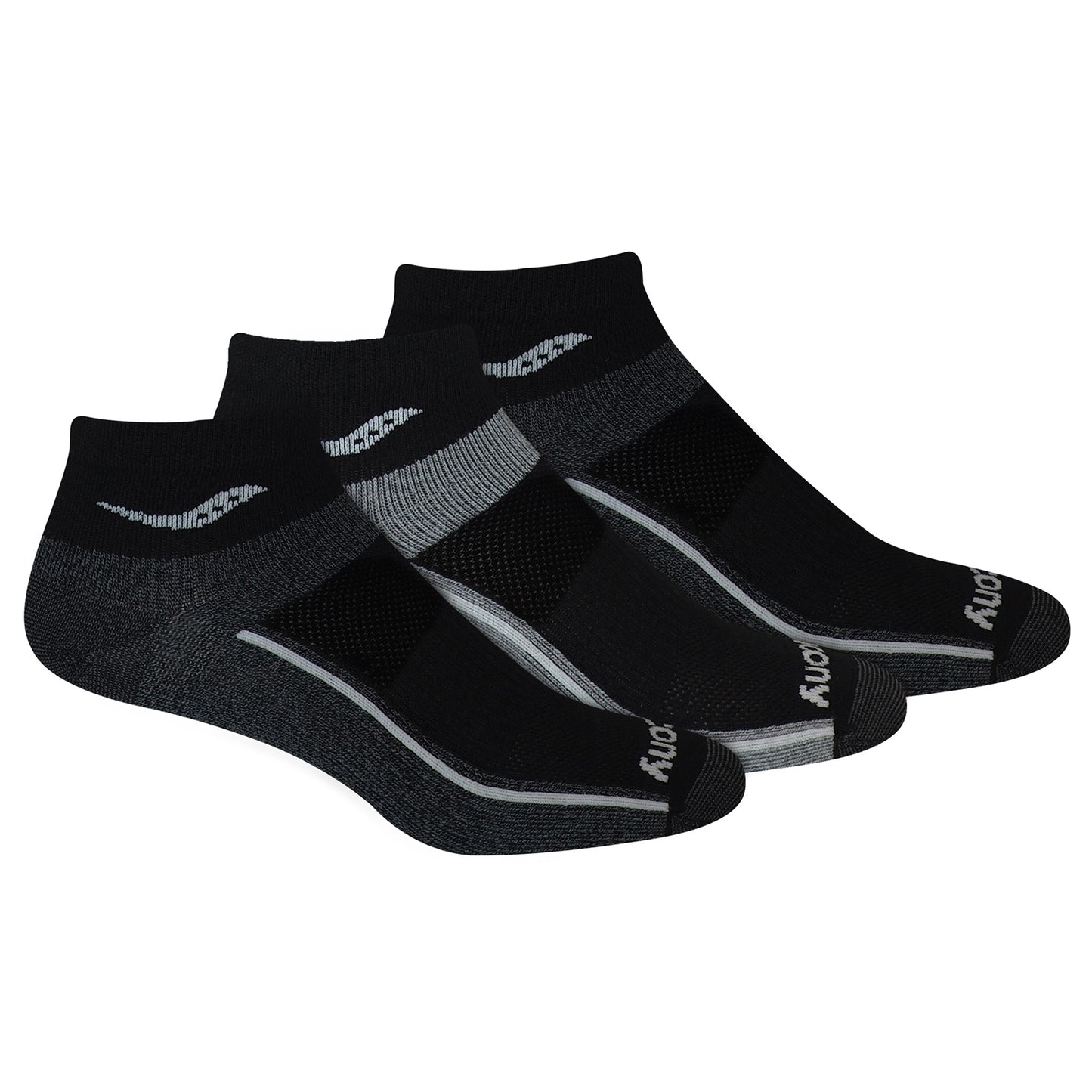 Unisex Inferno Ultralight Quarter Socks - Black Assorted 3-pack