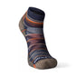 Men's Hike Light Cushion Pattern Ankle Socks - Deep Navy