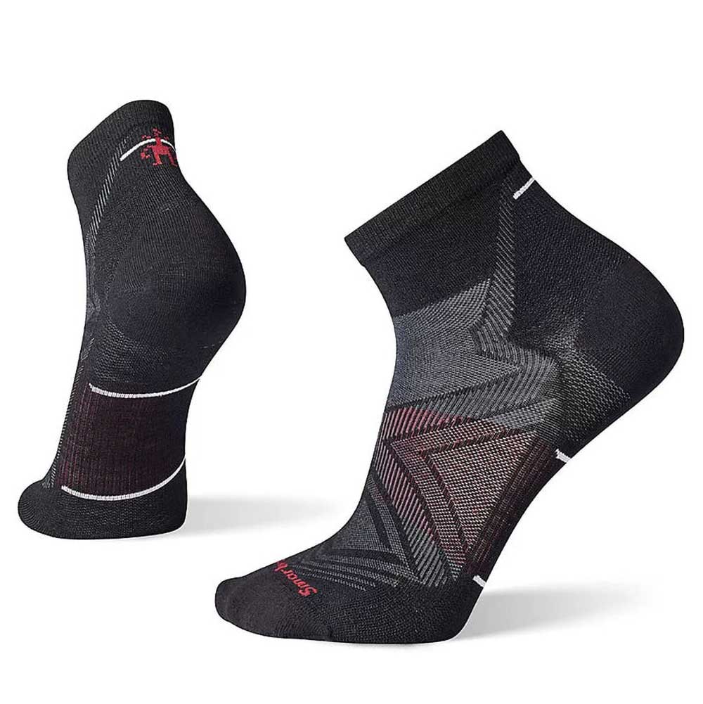 Men's Run Zero Cushion Ankle Socks - Black