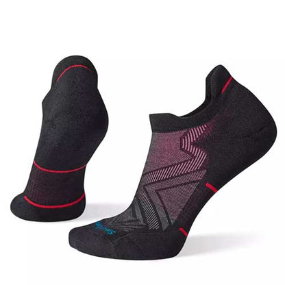 Women's Performance Run Targeted Cushion Low Ankle Socks - Black