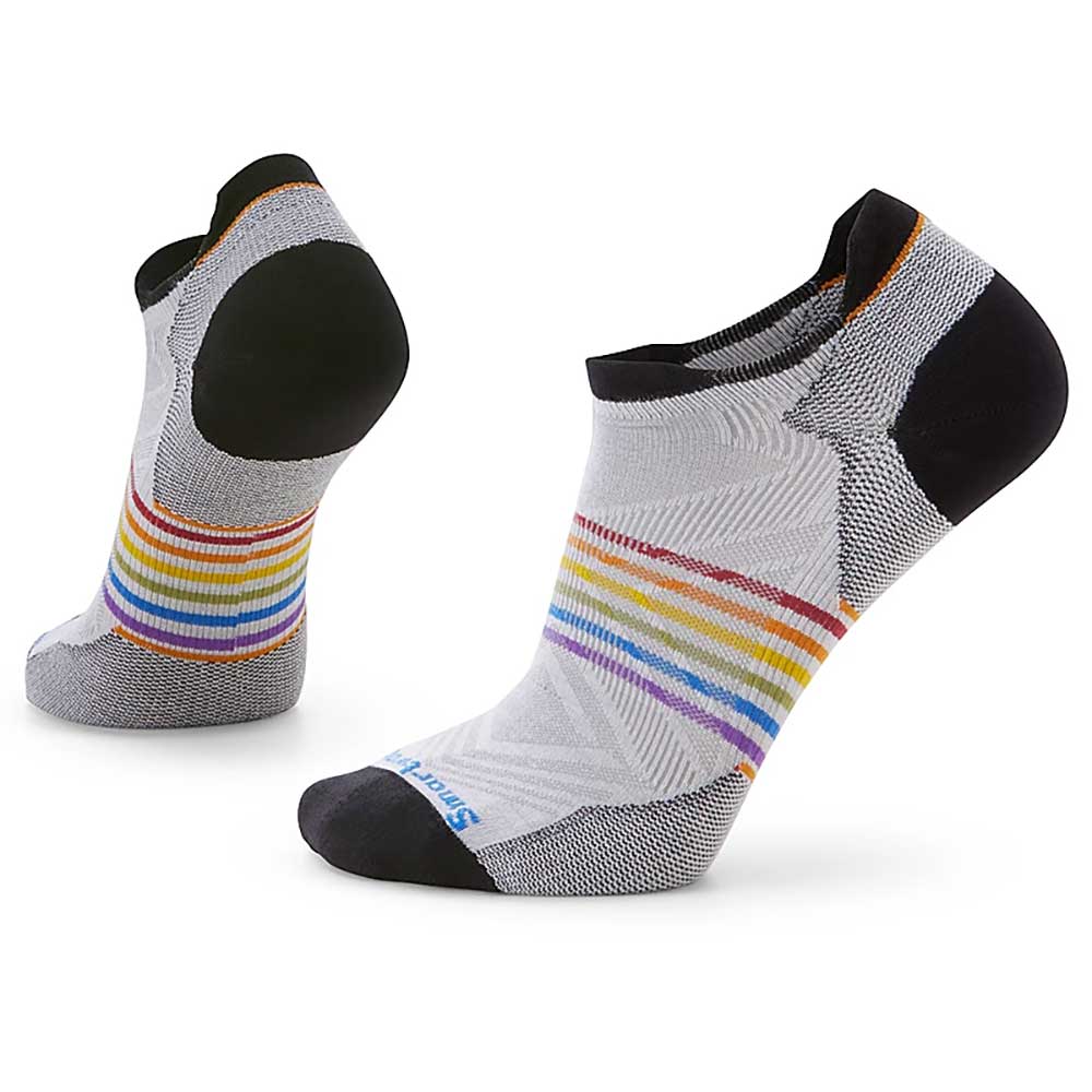 Run Zero Cushion Pride Rainbow Low Ankle Socks - White