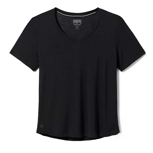 Women's Active Ultralite V-neck Short Sleeve - Black