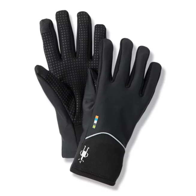 Unisex Merino Sport Fleece Wind Training Glove - Black