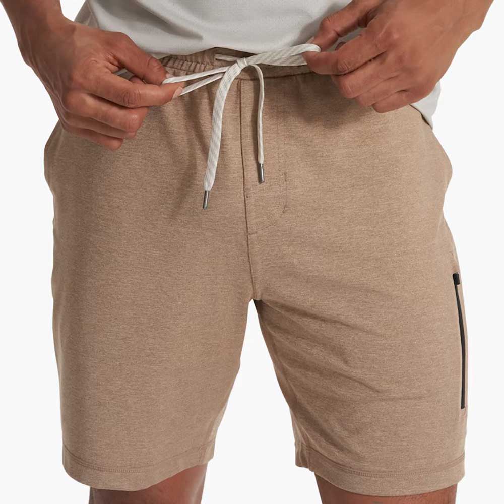Men's Sunday Performance Shorts - Camel Heather
