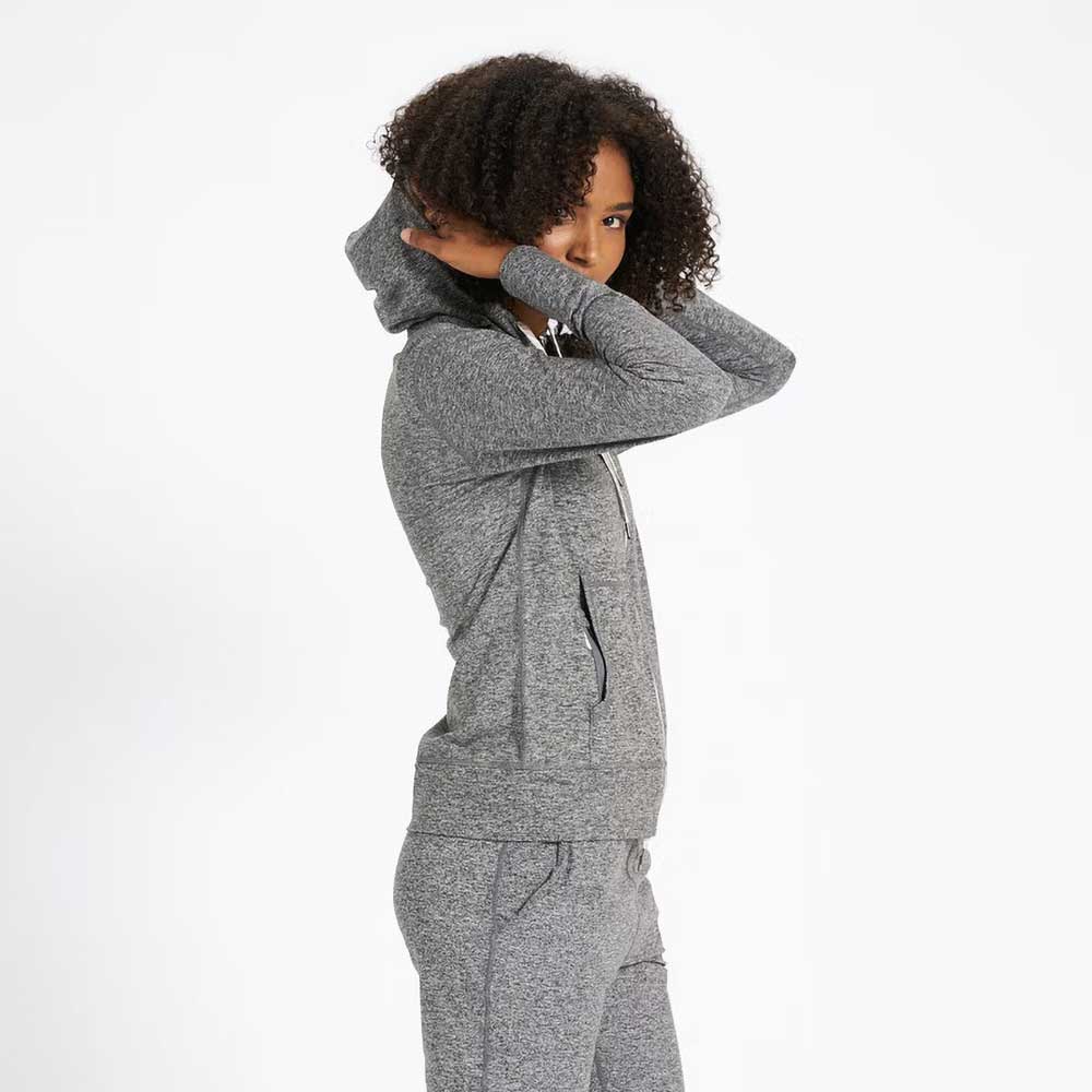 Women's Halo Performance Hoodie - Heather Grey