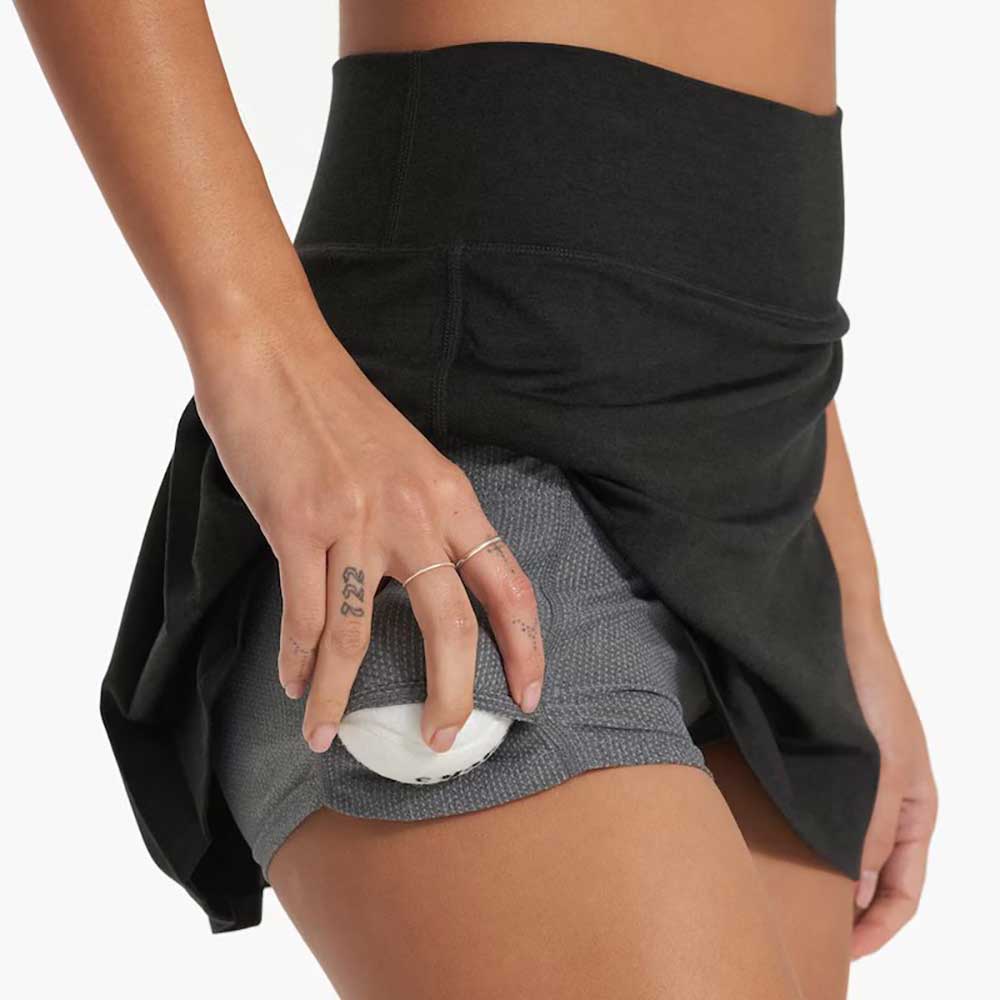 Women's Halo Performance Skirt - Black Heather