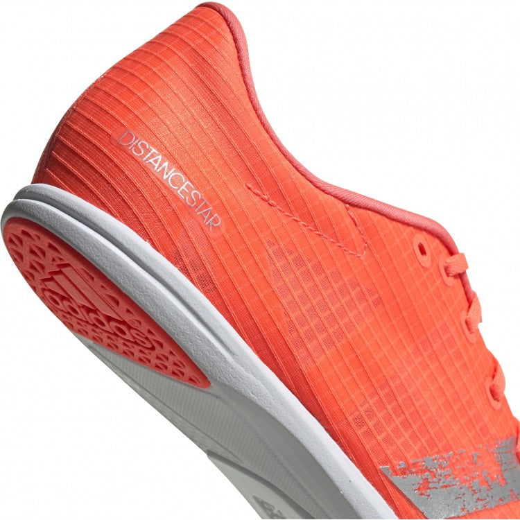 Women's Distancestar Spike - Signal Coral/Silver/White- Regular (B)