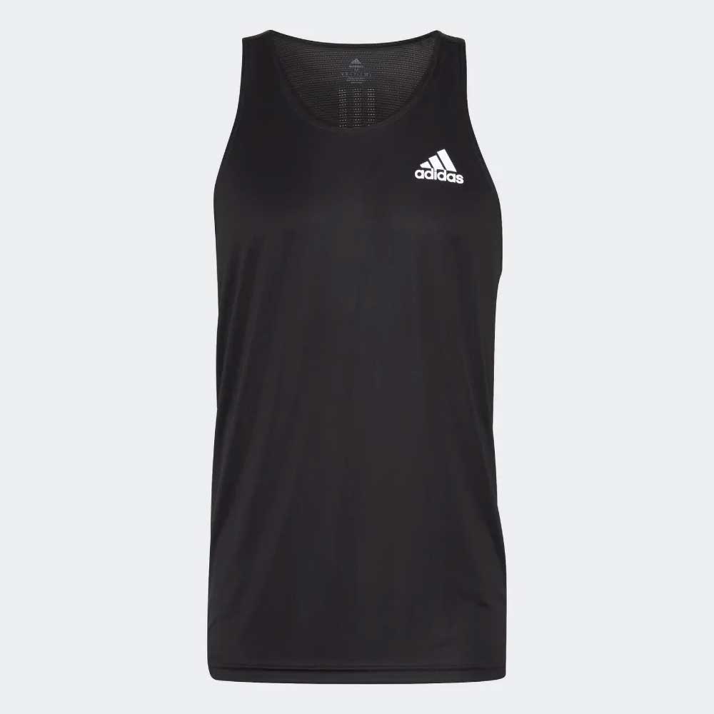 Men's Own the Run Singlet - Black