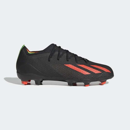 Youth JR X SpeedPortal 1 FG Soccer Shoe - Core Black/Solar Red/Solar Green