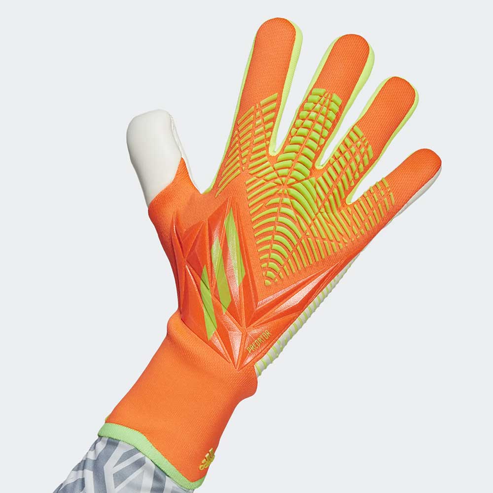 Predator Edge Pro Gloves - Solar Red/Team Solar Green