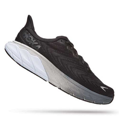 Men's Arahi 6 Running Shoe- Black/White - Wide (2E)