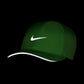 Unisex Nike Dri-Fit Aerobill Featherlight Running Cap - Action Green/Reflective Silver