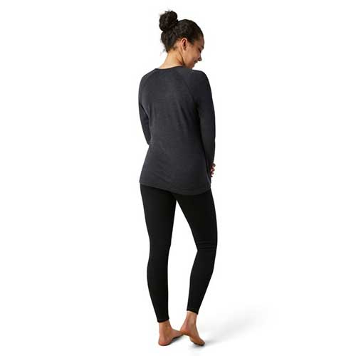 Women's Merino 250 Baselayer Crew - Charcoal Heather