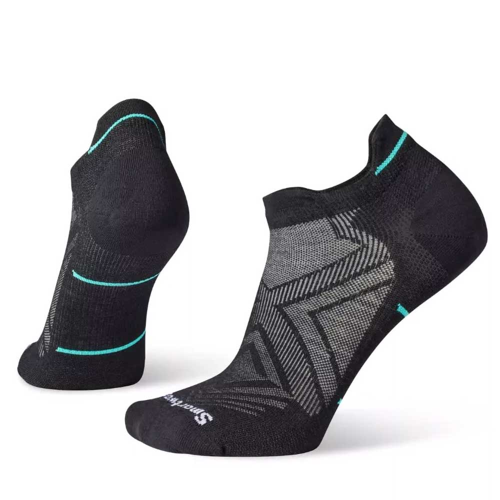 Women's Performance Run Zero Cushion Low Ankle Socks - Black