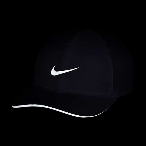Nike Dri-Fit Aerobill Featherlight Perforated Running Cap - White