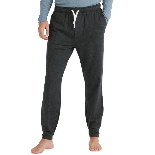 Men's Bamboo Heritage Fleece Jogger - Heather Black