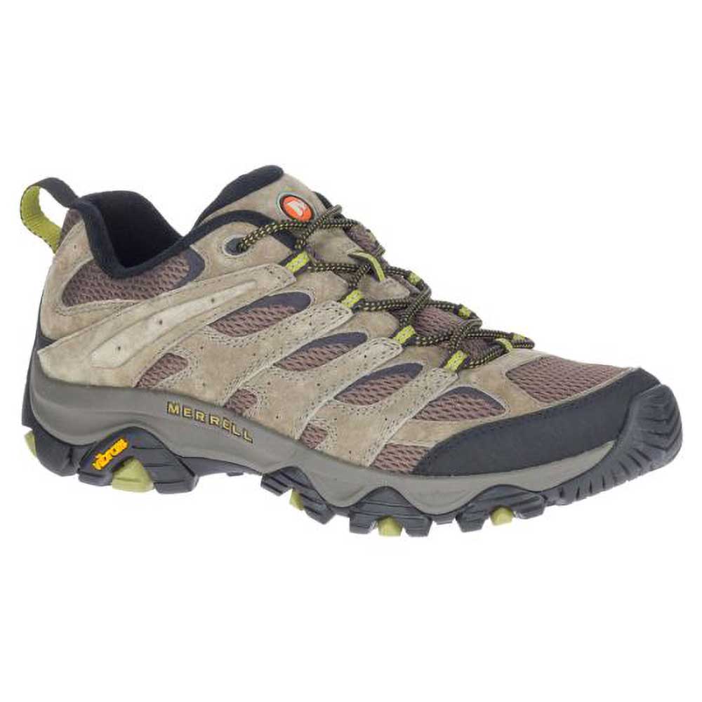 Men's Moab 3 Hiking Shoe- Walnut/Moss- Wide (2E)