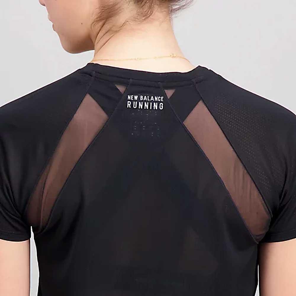 Women's Impact Run Short Sleeve Shirt - Black