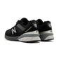 Men's MADE in USA 990v5 Core Running Shoe - Black/Silver- Regular (D)