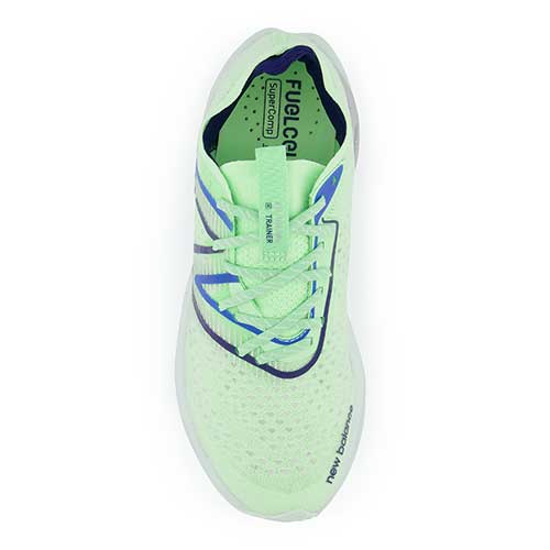  New Balance Men's FuelCell SuperComp Trainer V2 Running Shoe,  Ice Blue/Neon Dragonfly, 12.5