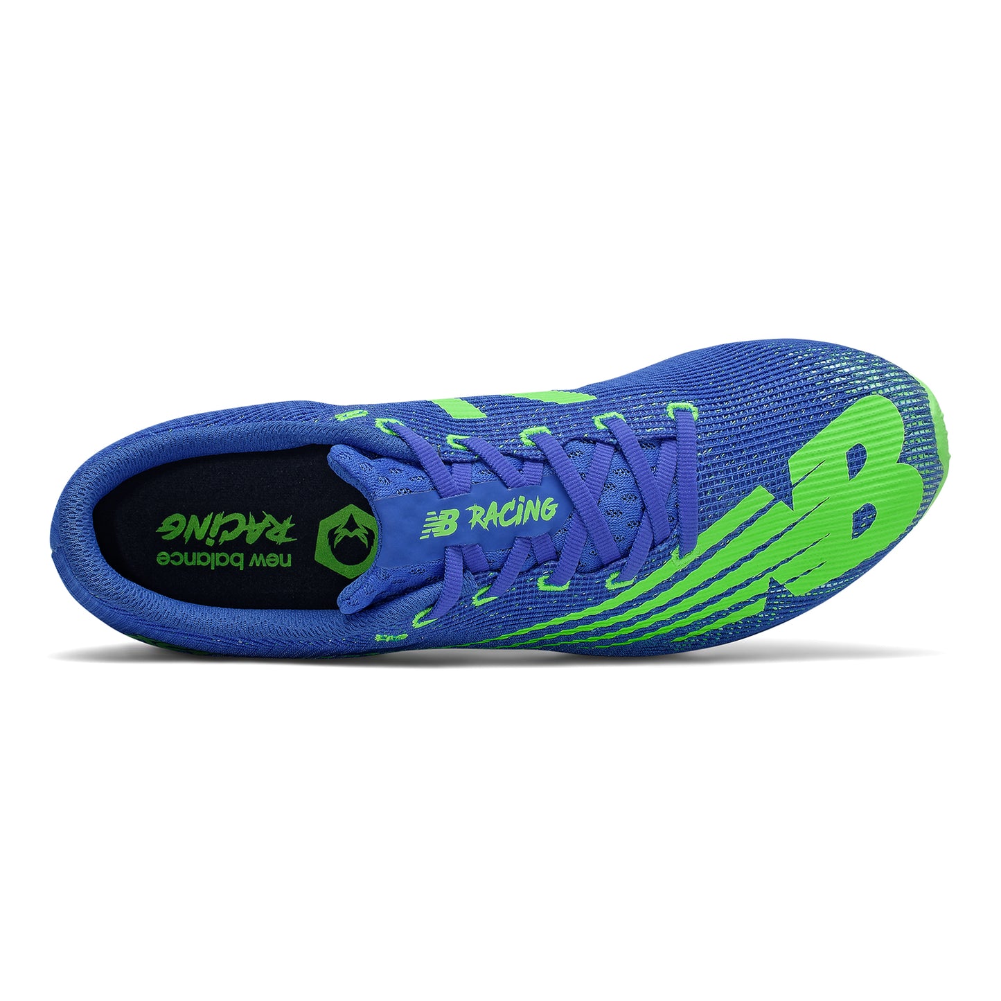 Men's XC Seven v3 Racing Shoe - Cobalt Blue with Lime Green - Regular (D)
