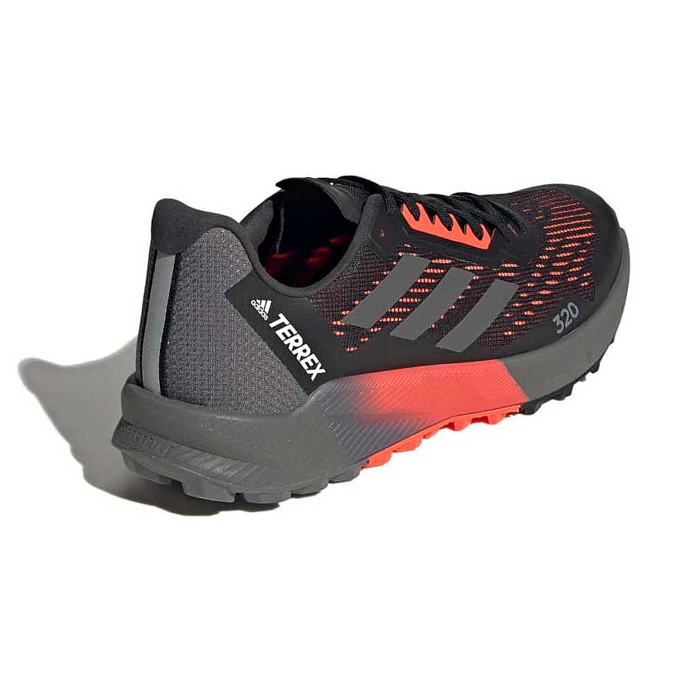 Men's Terrex Agravic Flow 2 Trail Shoe- Core Black/Grey Four/Ftwr White - Regular (D)