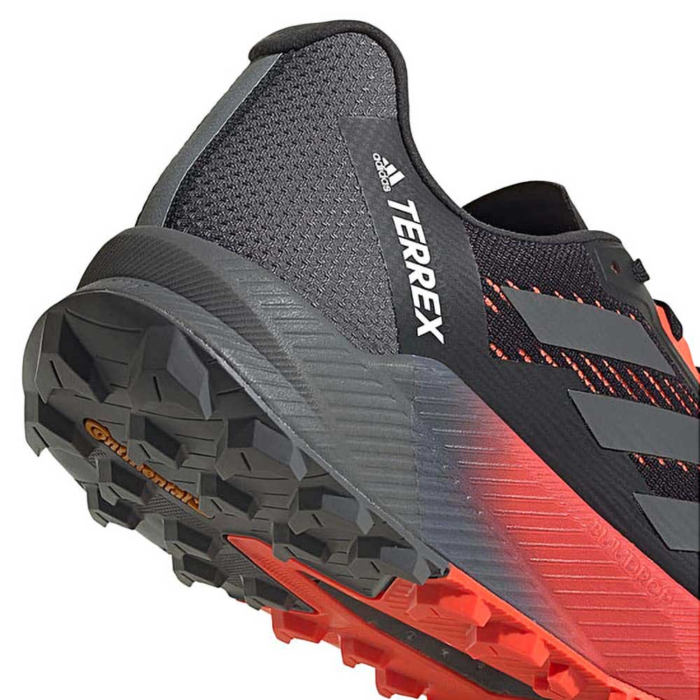Men's Terrex Agravic Flow 2 Trail Shoe- Core Black/Grey Four/Ftwr White - Regular (D)
