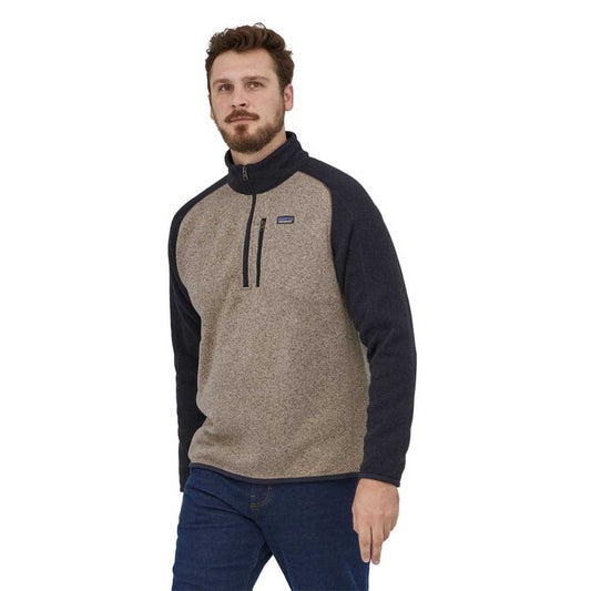 Men's Better Sweater 1/4 Zip - Oar Tan