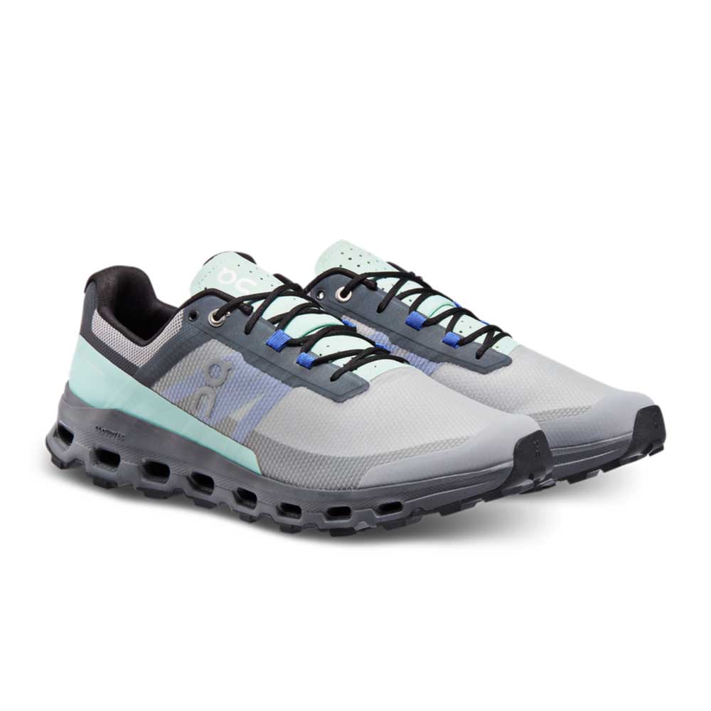 Men's Cloudvista Trail Running Shoe - Alloy/Black - Regular (D)