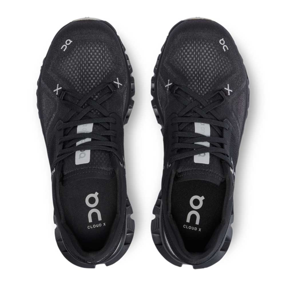 Women's Cloud X 3 Running Shoe- Black- Regular (B)