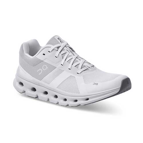 Women's Cloudrunner Running Shoe - White/Frost - Wide (D) – Gazelle Sports