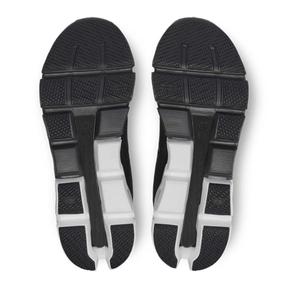 Men's Cloudflyer 4 Running Shoe - Black/White- Wide (2E)