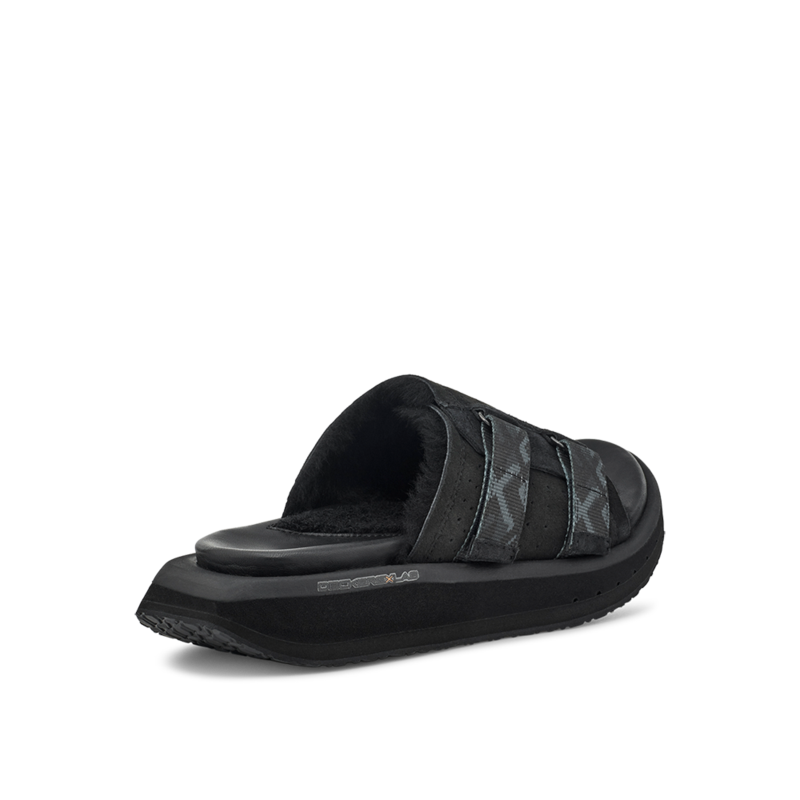Women s KO Z Slide Sandal Black Dark Grey Regular B Gazelle